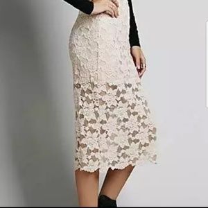 free people lace skirt💗SALE💖